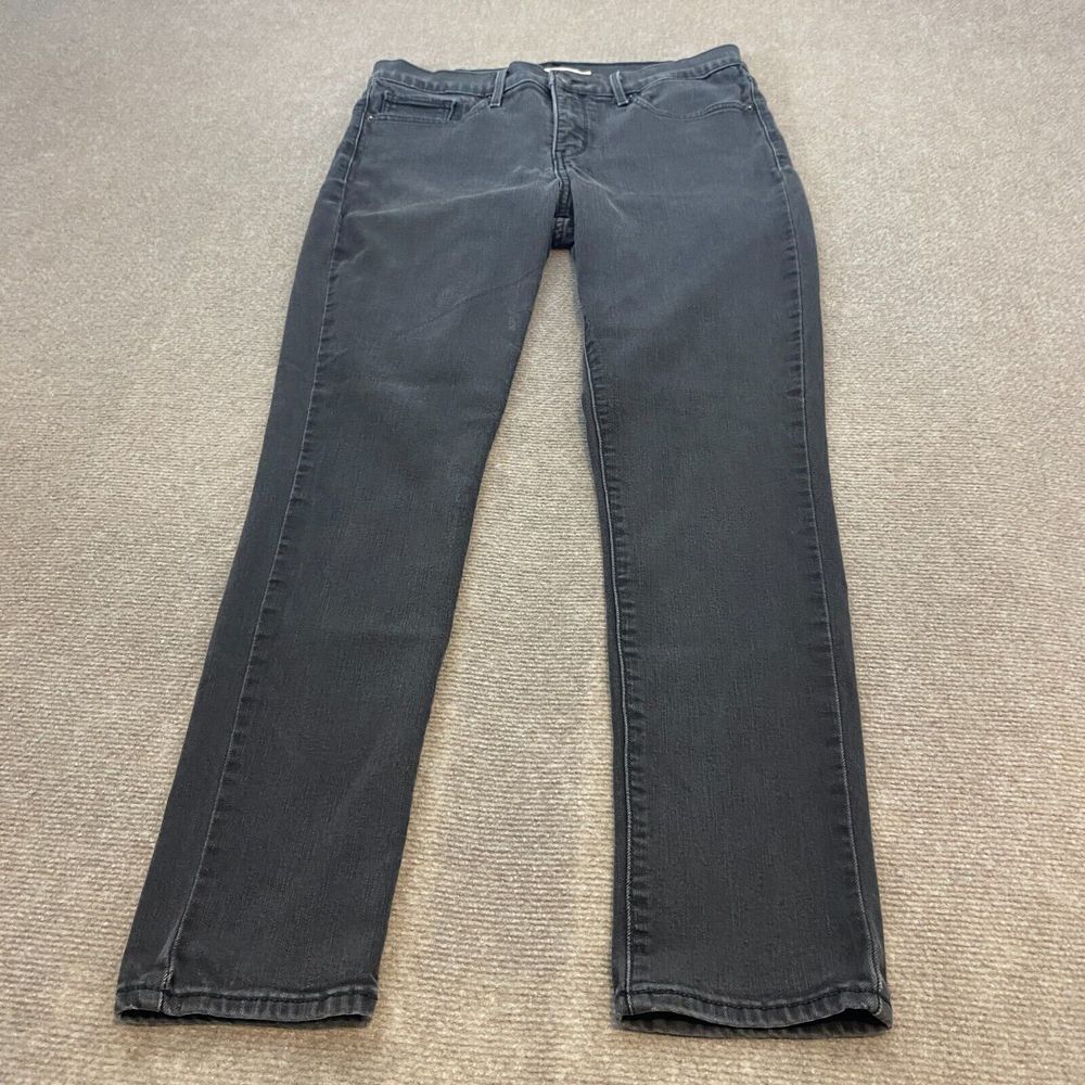 Levi's 311 Shaping Skinny Jeans Womens‎ 31 Black Denim Stretch Classic Black Tab